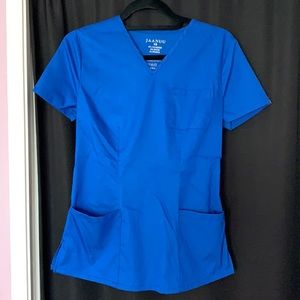 Jaanuu Blue Scrub Top
